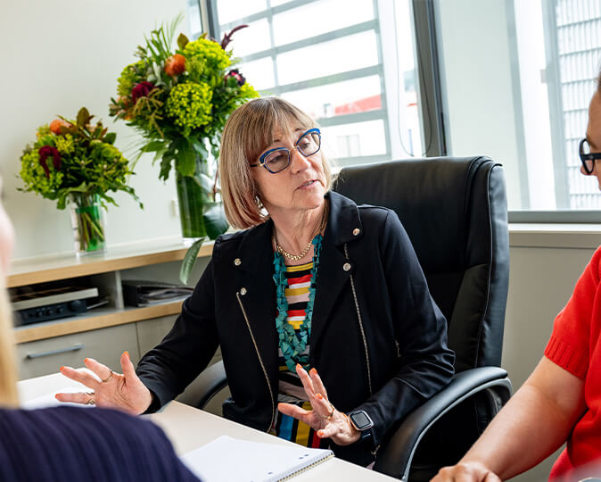Independent workplace investigator conducting a confidential interview